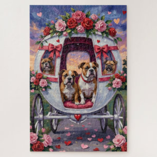 Bulldog Valentine's Day Jigsaw Puzzle