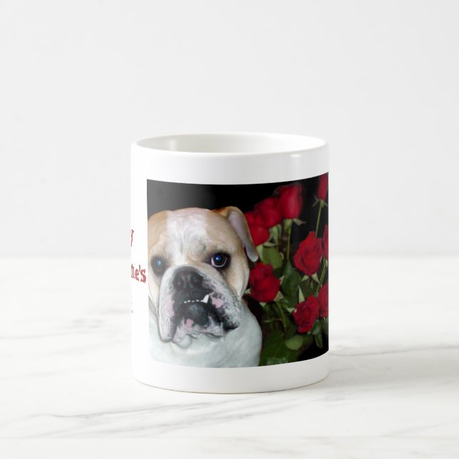 Bulldog Valentine's Day Mug (Center)