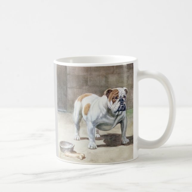 Bulldog Vintage Mug (Right)