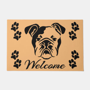 Bulldog Welcome Doormat