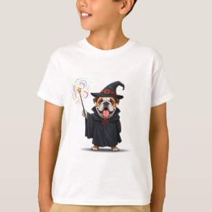 bulldog witch casting a spell T-Shirt