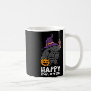 Bulldog Witch Happy Howl O Ween Fun Halloween Dog Coffee Mug
