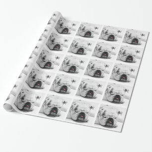 Bulldog Wrapping Paper