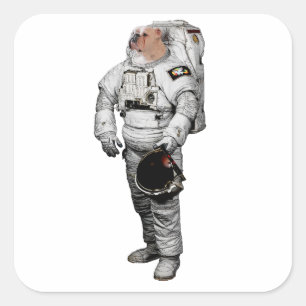 Bulldogge Astronaut Sticker