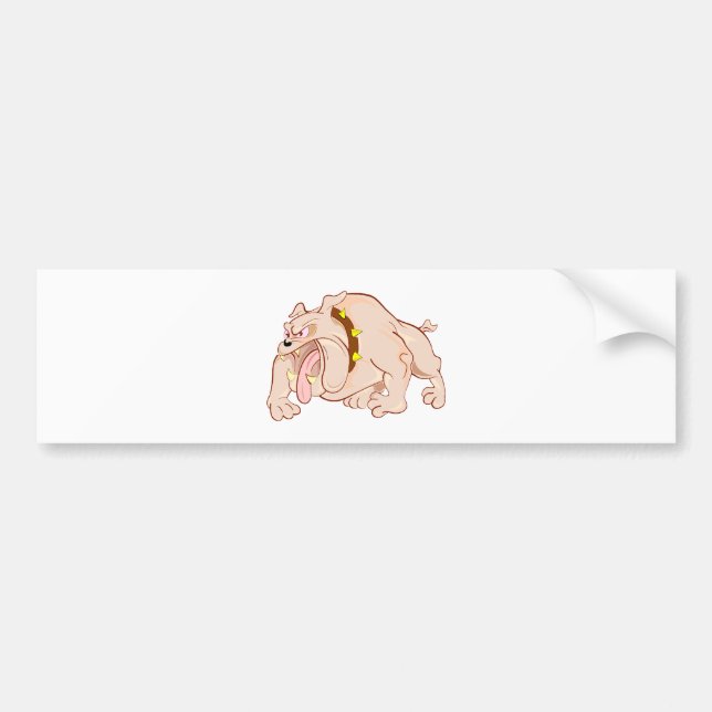 Bulldogge bulldog bumper sticker (Front)