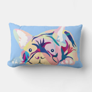 Bulldoggen Pastell Kissen Lumbar Cushion
