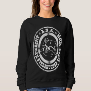 Bulldogging Steerhugger Association Steer Wrestli Sweatshirt