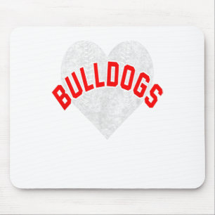 Bulldogs Baseball Softball High School Team Masco Mouse Pad