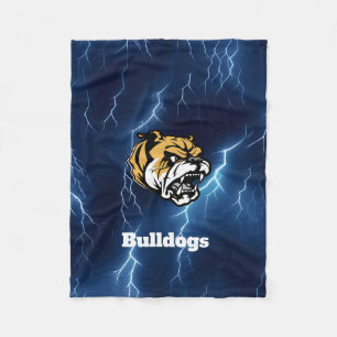 Bulldogs Custom Fleece Blanket
