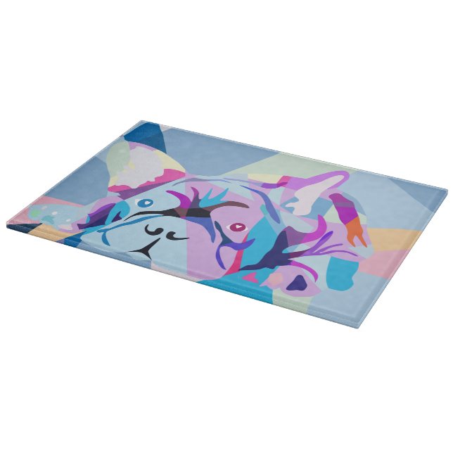 Bulldogs glasboard cutting board (Corner)