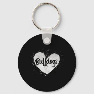 Bulldogs - Heart Dog Lover Animal Breeder Puppy Ow Key Ring