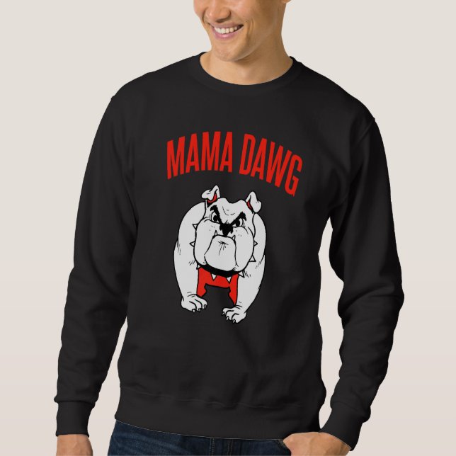 Bulldogs Mama Dawg Georgia Sport Game Day In Sanfo Sweatshirt (Front)