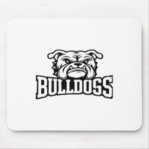Bulldogs Mascot Back To School Team Spirit Mouse Pad