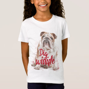 Bulldogs Mascot – Bold and Colourful Team Spirit D T-Shirt