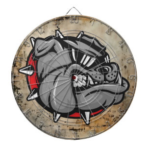 Bulldogs Mascot Dartboard