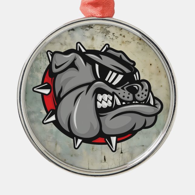Bulldogs Mascot Ornament (Front)