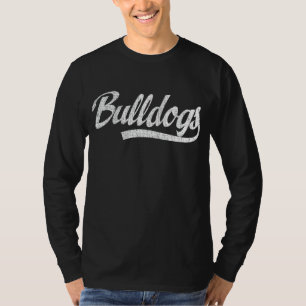Bulldogs School Sports Fan Team Spirit Mascot  T-Shirt