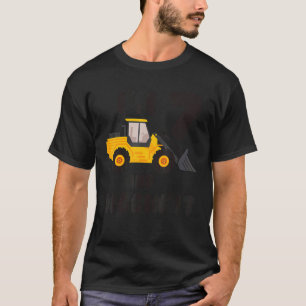 Bulldozer  For Toddler Boys 7th Birthday  Boy T-Shirt