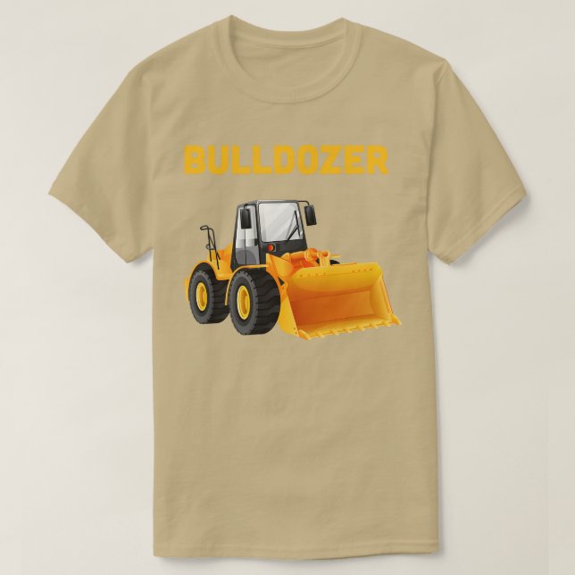 Bulldozer Truck T-Shirt (Design Front)