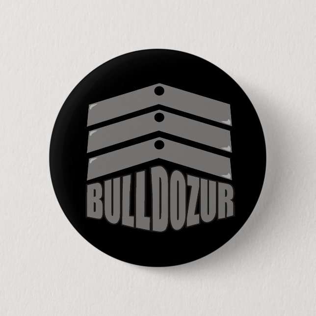 Bulldozur "Coat of Arms" Button (Front)