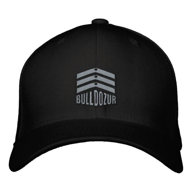 Bulldozur "Coat of Arms" Logo Fitted Hat (Front)