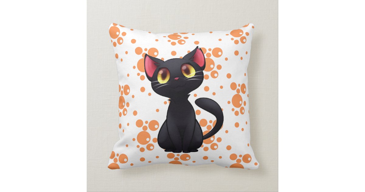 Bulle De Chat Logo Noir Chat Cushion Zazzle Co Nz Bulle De Chat Logo Noir Chat Cushion Zazzle Co Nz
