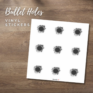 Bullet Hole Stickers