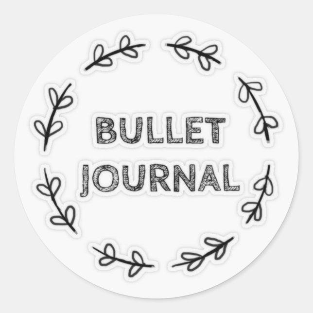 Bullet journal sticker (Front)
