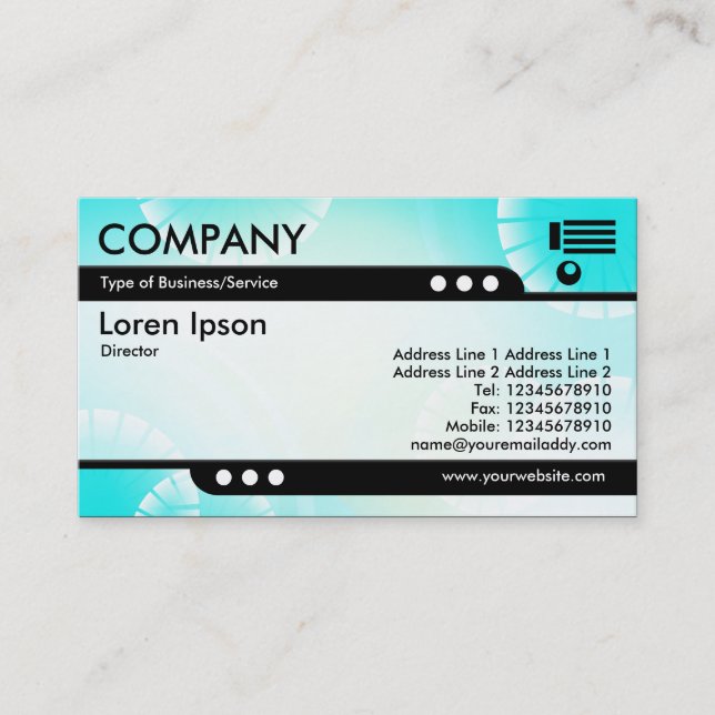 Bullet Train - Abstract 02 Business Card (Front)