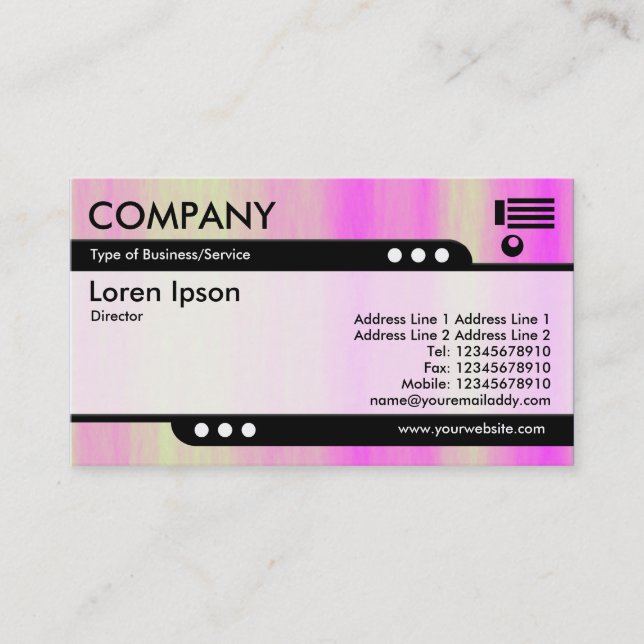 Bullet Train - Alien Sky Business Card (Front)