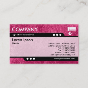 Bullet Train - Birch Wood Texture - Crimson Business Card