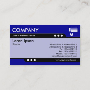 Bullet Train - Blue (000099) Business Card