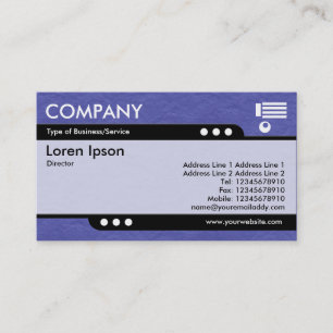 Bullet Train - Blue Crinkled Paper Texture Business Card
