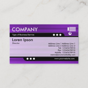 Bullet Train - Brushed Purple Texture Business Card
