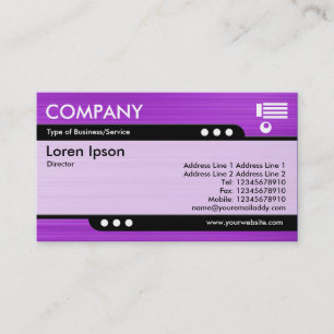 Bullet Train - Brushed Purple Texture Business Card