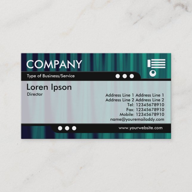 Bullet Train - Drapery 03 Business Card (Front)