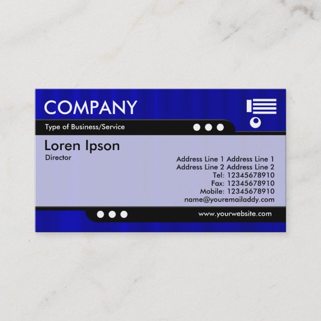 Bullet Train - Drapery 05 Business Card (Front)