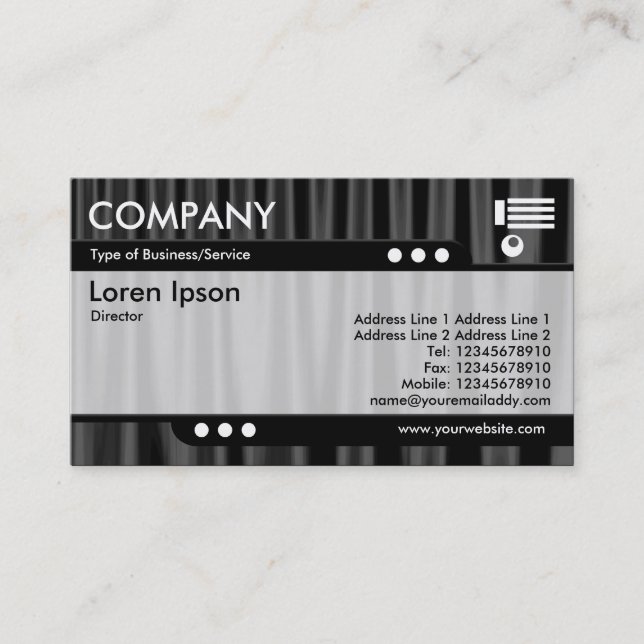 Bullet Train - Drapery 07 Business Card (Front)