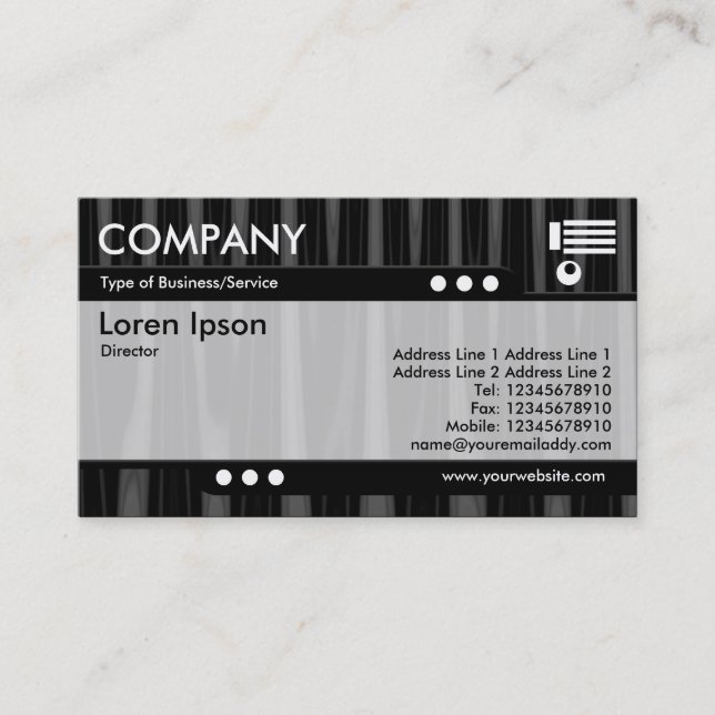 Bullet Train - Drapery 08 Business Card (Front)