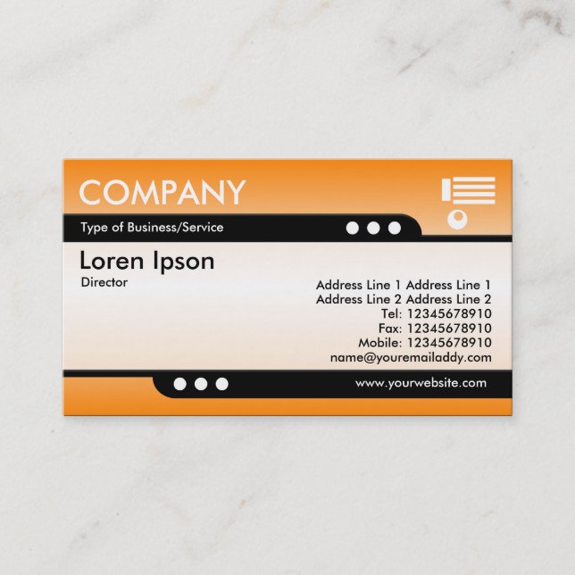 Bullet Train - Horizon Glow 02 Business Card (Front)