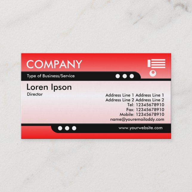Bullet Train - Horizon Glow 03 Business Card (Front)
