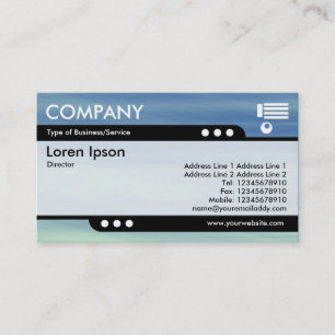 Bullet Train - Sky Trails Business Card