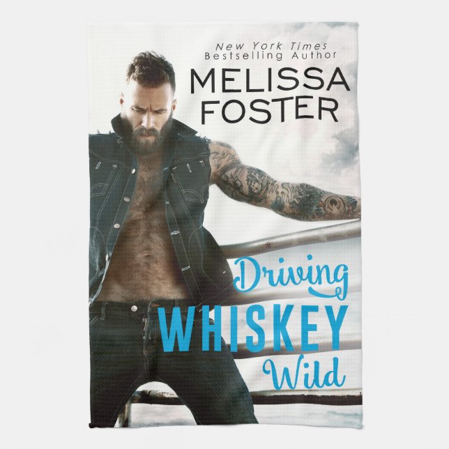 Bullet Whiskey Kitchen Tea Towel (Vertical)