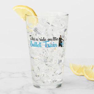 Bullet Whiskey Take A Ride Drinking Glass