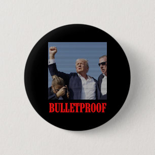 Bulletproof Ination Attempt V2  6 Cm Round Badge