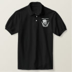 Bullets in the Gun Ute Club Embroidered Black Polo