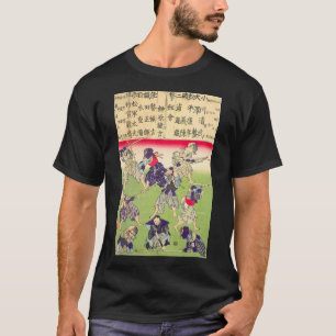 Bullfinch and Weeping Cherry Uso, shidarezakura T-Shirt