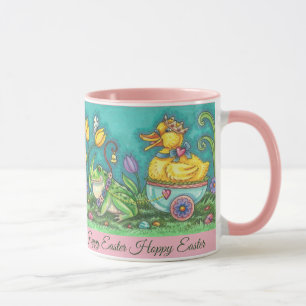 BULLFROG & DUCK PRINCE EASTER SPRING MUG Customise