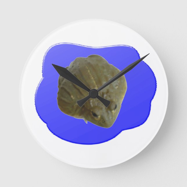 Bullfrog in Pond Wall Clock (Front)