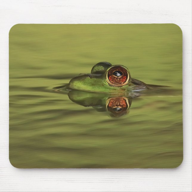 Bullfrog Swimming Mouse Pad (Front)